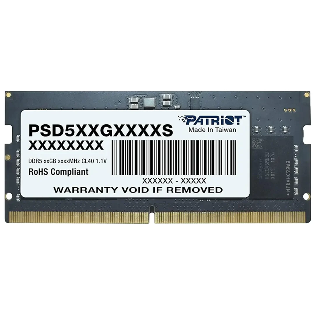رم لپ تاپ DDR5 تک کاناله 5200 مگاهرتز پاتریوت مدل Signature Line ظرفیت 16 گیگابایت