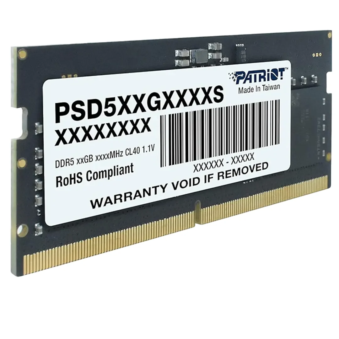 رم لپ تاپ DDR5 تک کاناله 5200 مگاهرتز پاتریوت مدل Signature Line ظرفیت 16 گیگابایت