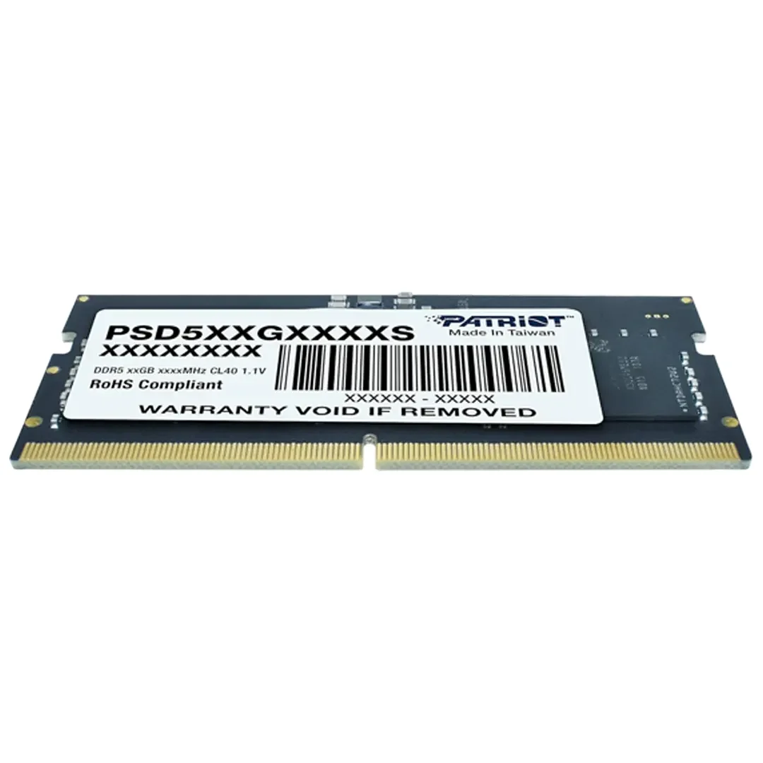 رم لپ تاپ DDR5 تک کاناله 5200 مگاهرتز پاتریوت مدل Signature Line ظرفیت 16 گیگابایت