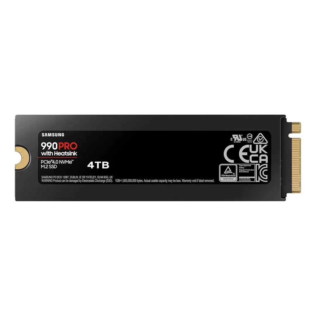 اساسدی اینترنال سامسونگ مدل 990 PRO با هیتسینک ظرفیت 4 ترابایت