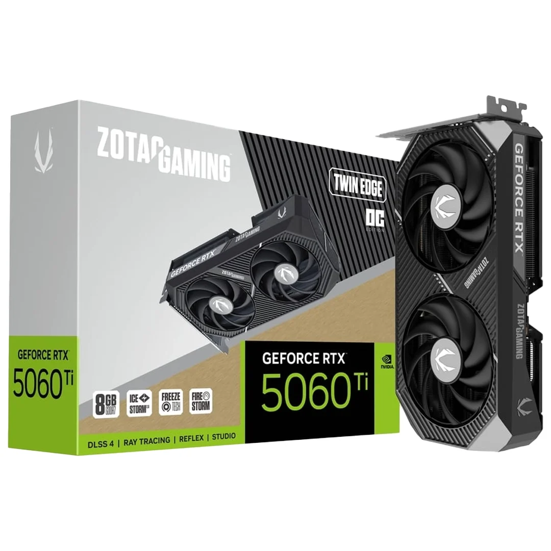 کارت گرافیک زوتک مدل GAMING GeForce RTX 5060 Ti Twin Edge 8GB OC Edition GDDR7