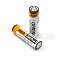 باتری لیتیوم یون 3.7v سایز 18650 سرتخت 2200mAh ضریب جریان 5C مارک ORION